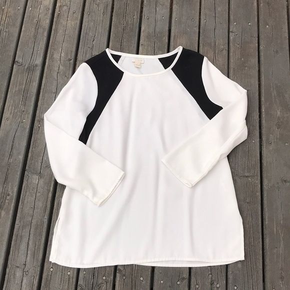 💫4/30 J. CREW Colour-Block Tunic Blouse - Picture 3 of 9